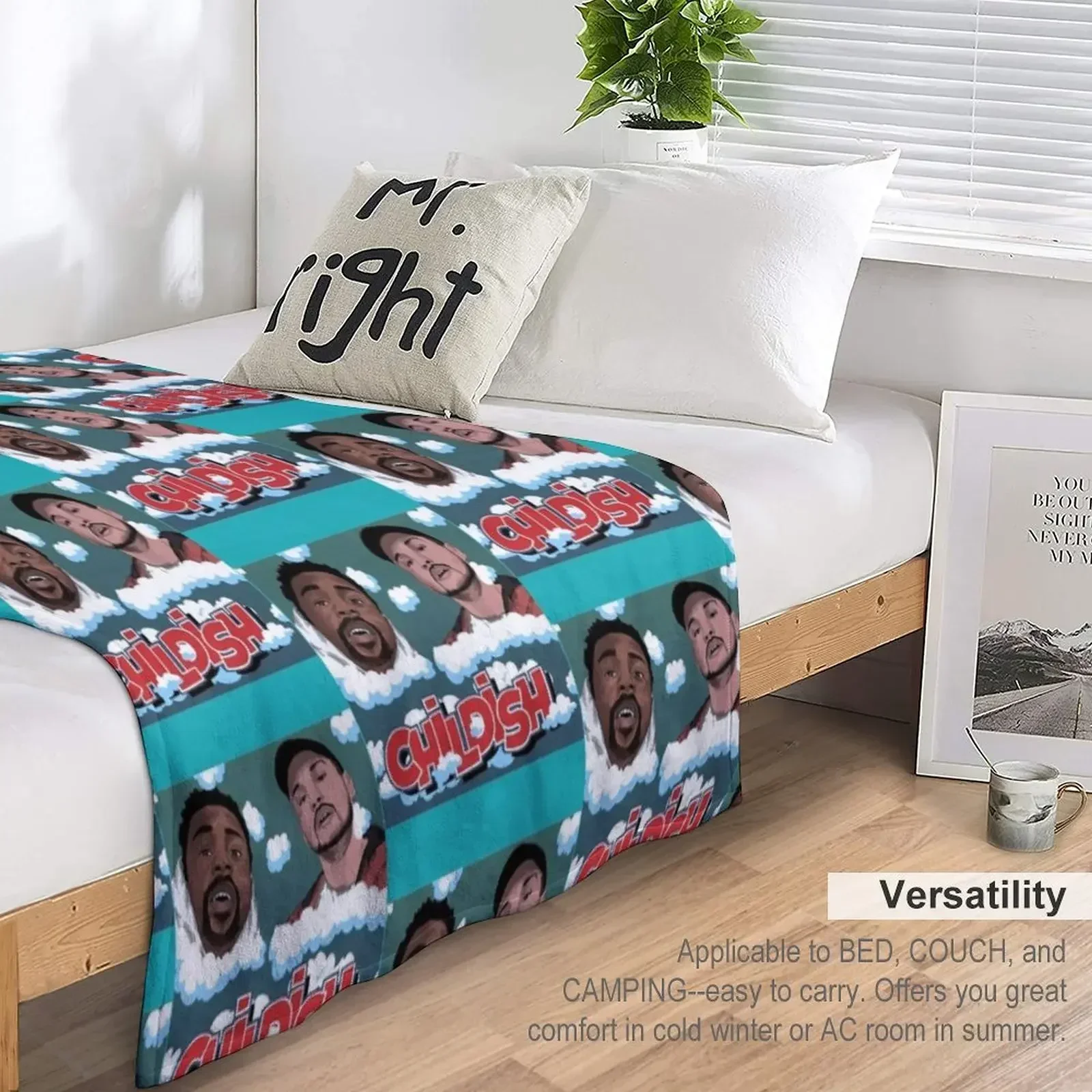 Одеяло CHILDISH TGFBRO фланелевые гигантские одеяла для дивана