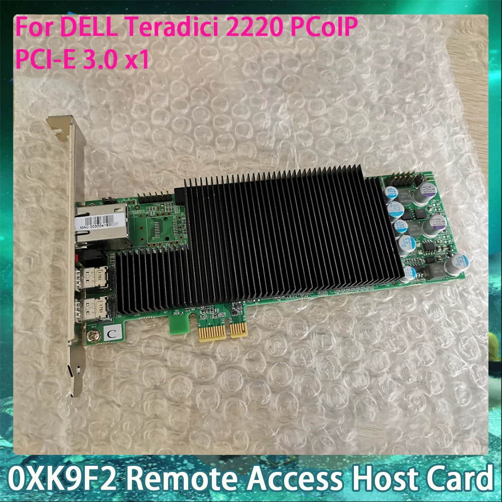 For DELL Teradici 2220 PCoIP PCI-E 3.0 x1 0XK9F2 XK9F2 Remote Access Host Card Works Perfectly Fast Ship