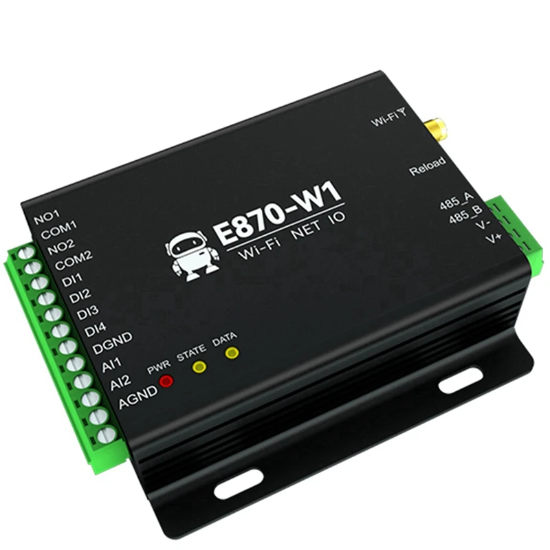 Замена Wifi Edge захвата шлюза IO контроллер Ethernet RS485 4DI + 2DO 2AI E870-W1 TCP/UDP/MQTT протокол Modbus