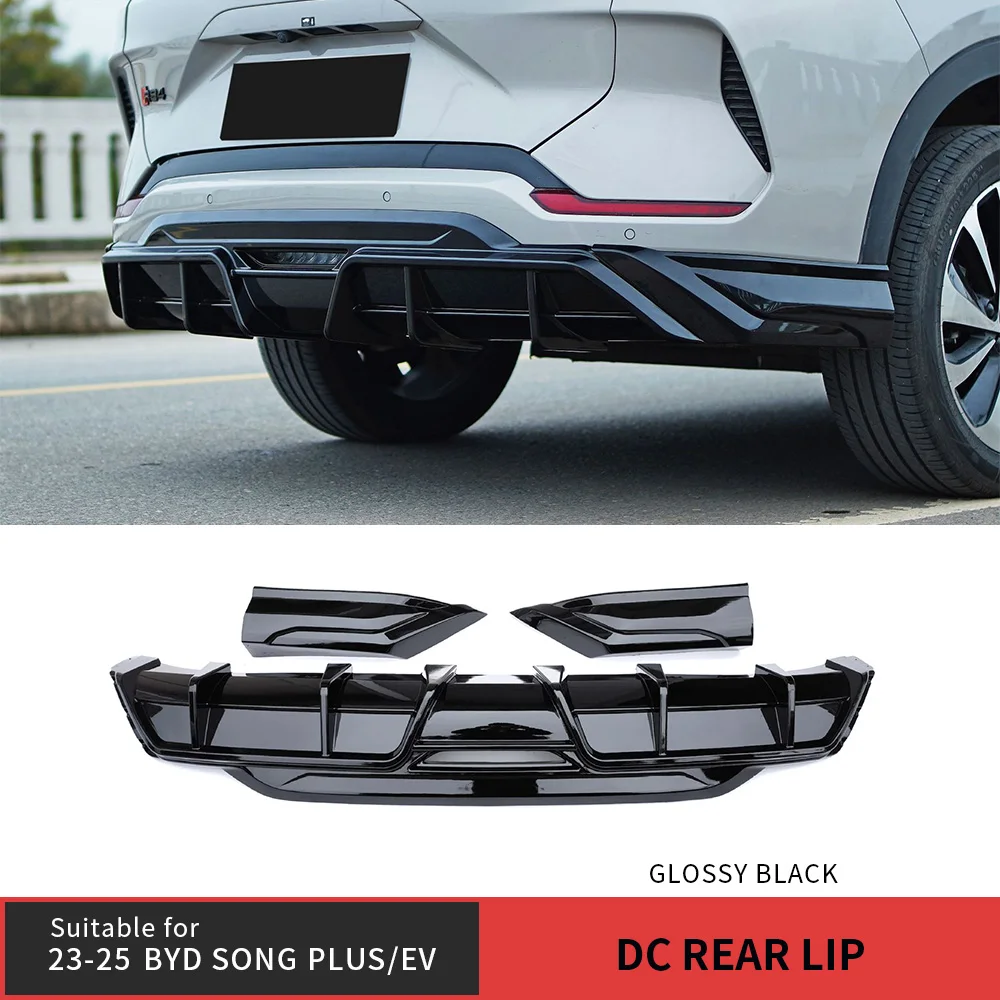 

Полный кузовный комплект постоянного тока для BYD Song Plus Seal U 2023+ Разветвитель переднего бампера Задний диффузор ABS Накладки Черный Автоматическая настройка кузова