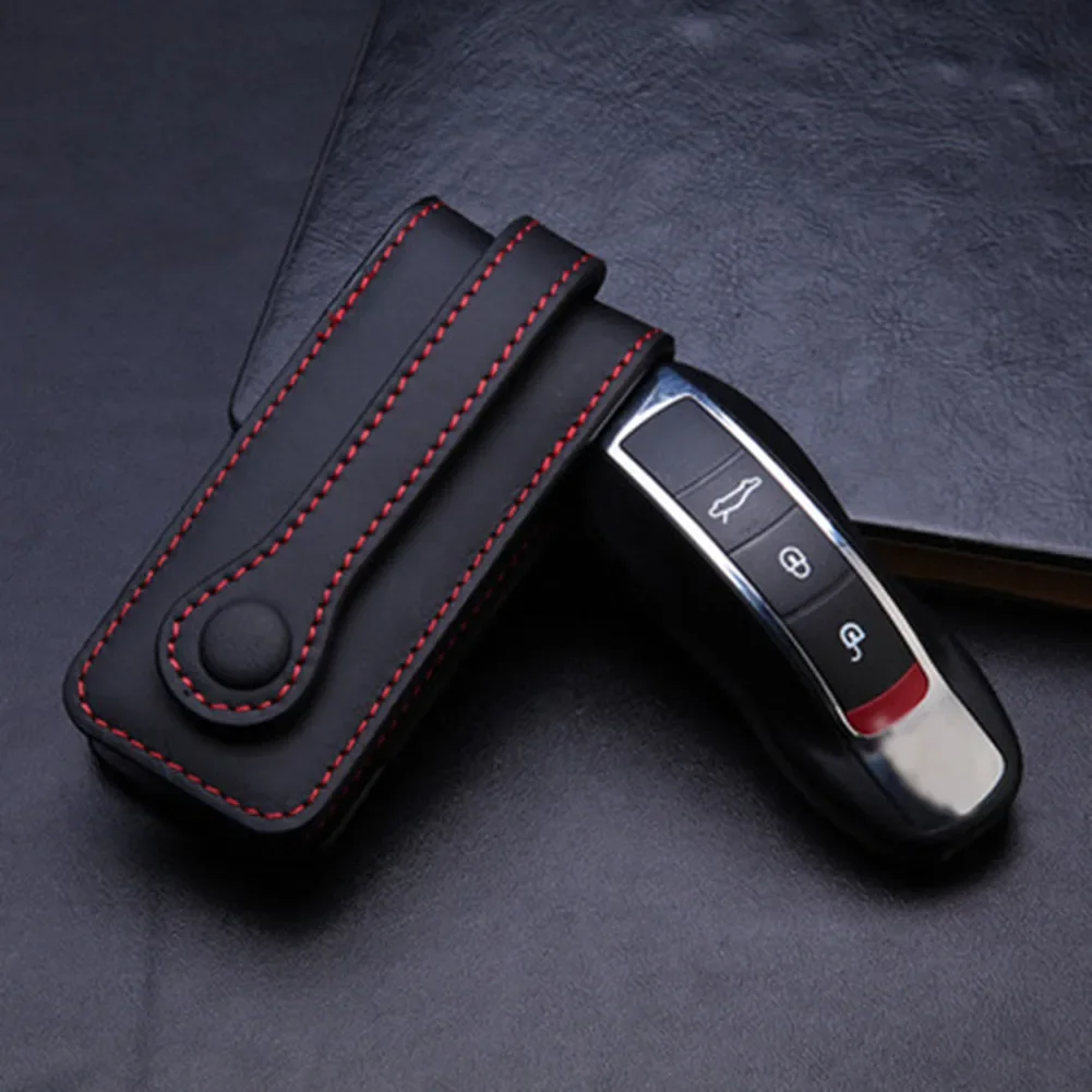 

Подходит для Porsche Cayenne Panamera Macan Cayman 911 718 искусственная кожа брелок защитная сумка