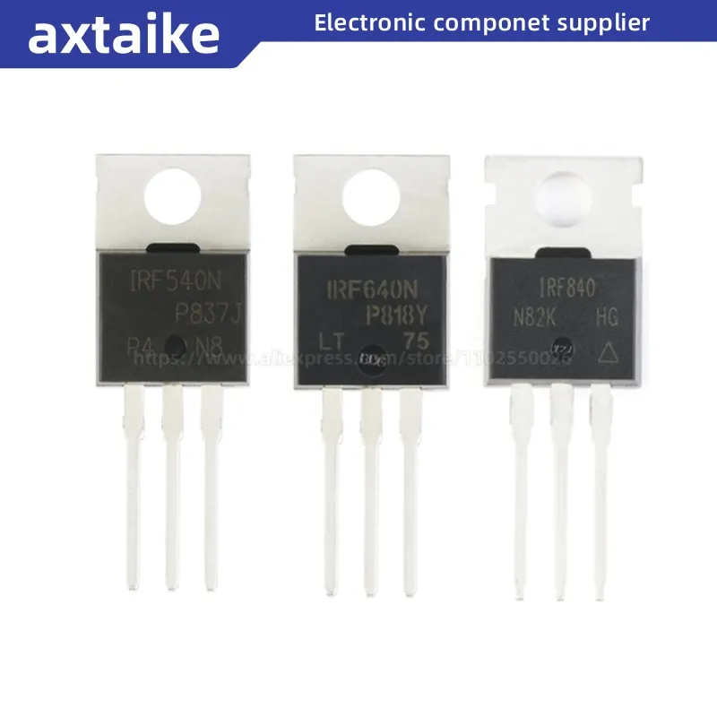 

10PCS IRF530 IRF540 IRF630 IRF640 IRF740 IRF840 TO220 DIP N-channel MOSFET IRF530N IRF540N IRF630N IRF640N IRF730 IRF830 PBF