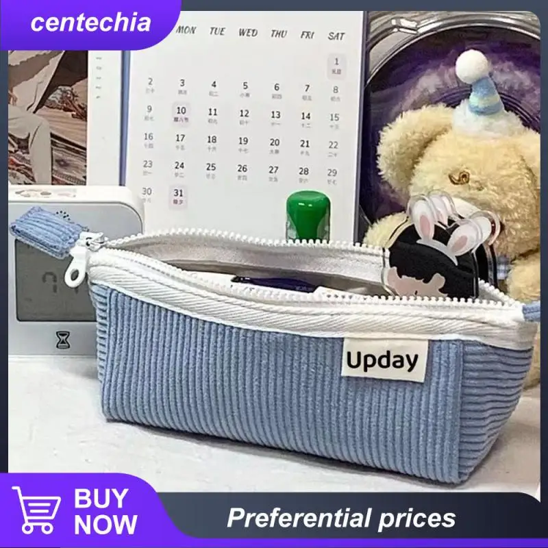 

Wear-resistant And Easy To Clean Elaboration Storage Bag High Capacity Design Pencil Case Smooth Pulling And Closing Makeup Bag
