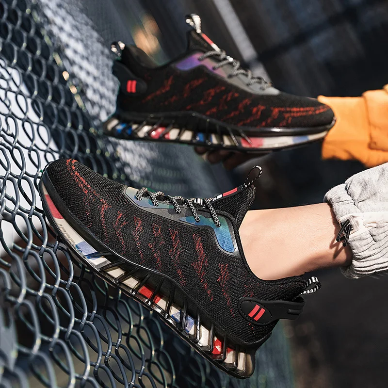 

Men's Cushioning Casual Shoes Mesh Sneakers Breathable Boots Fashion Running Shoes Outdoor Running Shoes Zapatillas Deportiva