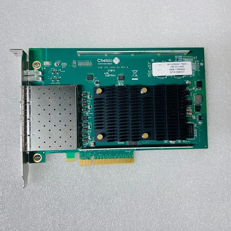 Фото Запчасти для сетевой карты Chelsio T540-CR 10G SFP+ с 4 портами 10-гигабитного сетевого интерфейса 0G9WD1 RDMA №1