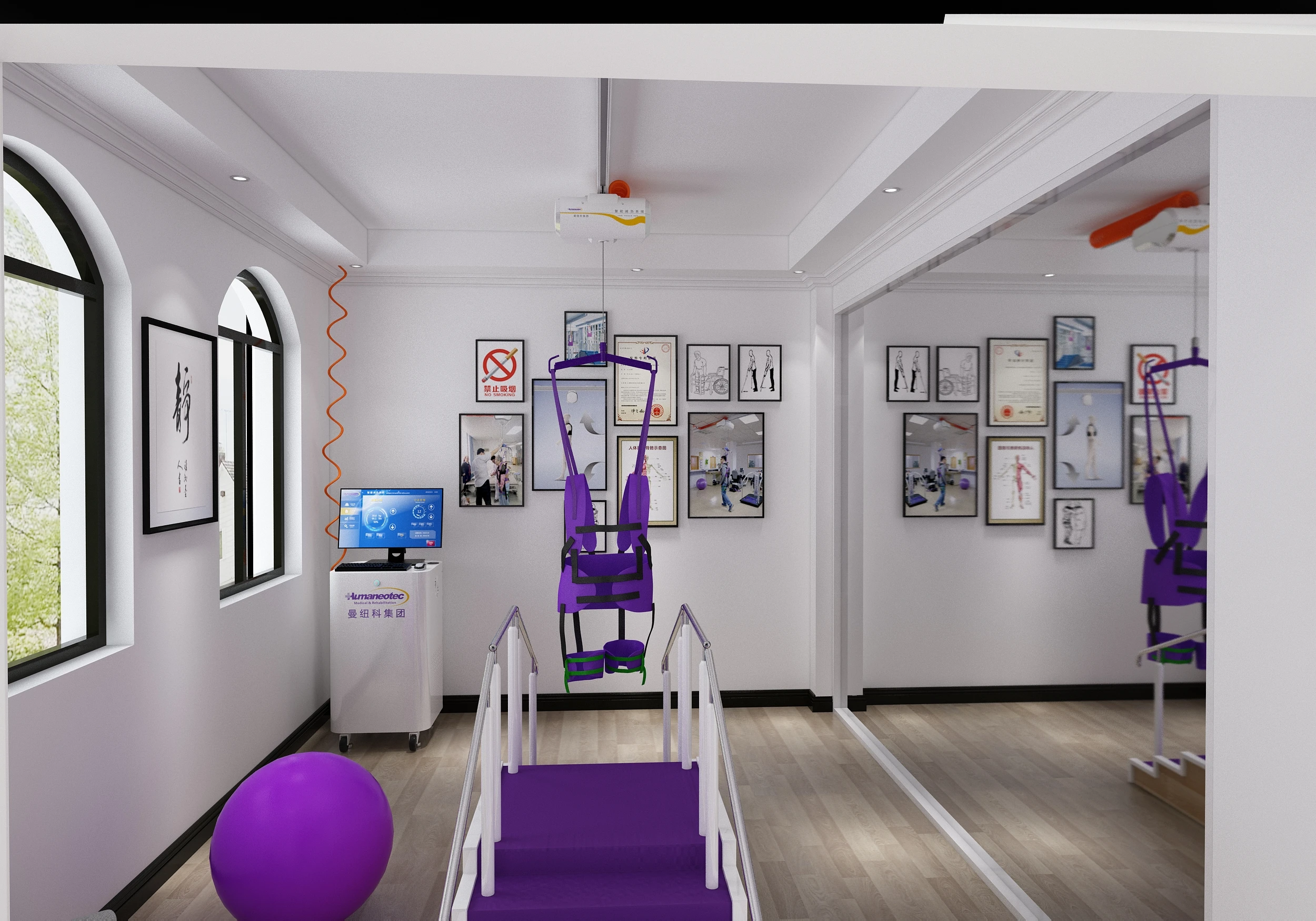 Sky Tra 800 Реабилитационное оборудование Робот для тренировки ходьбы по грязи