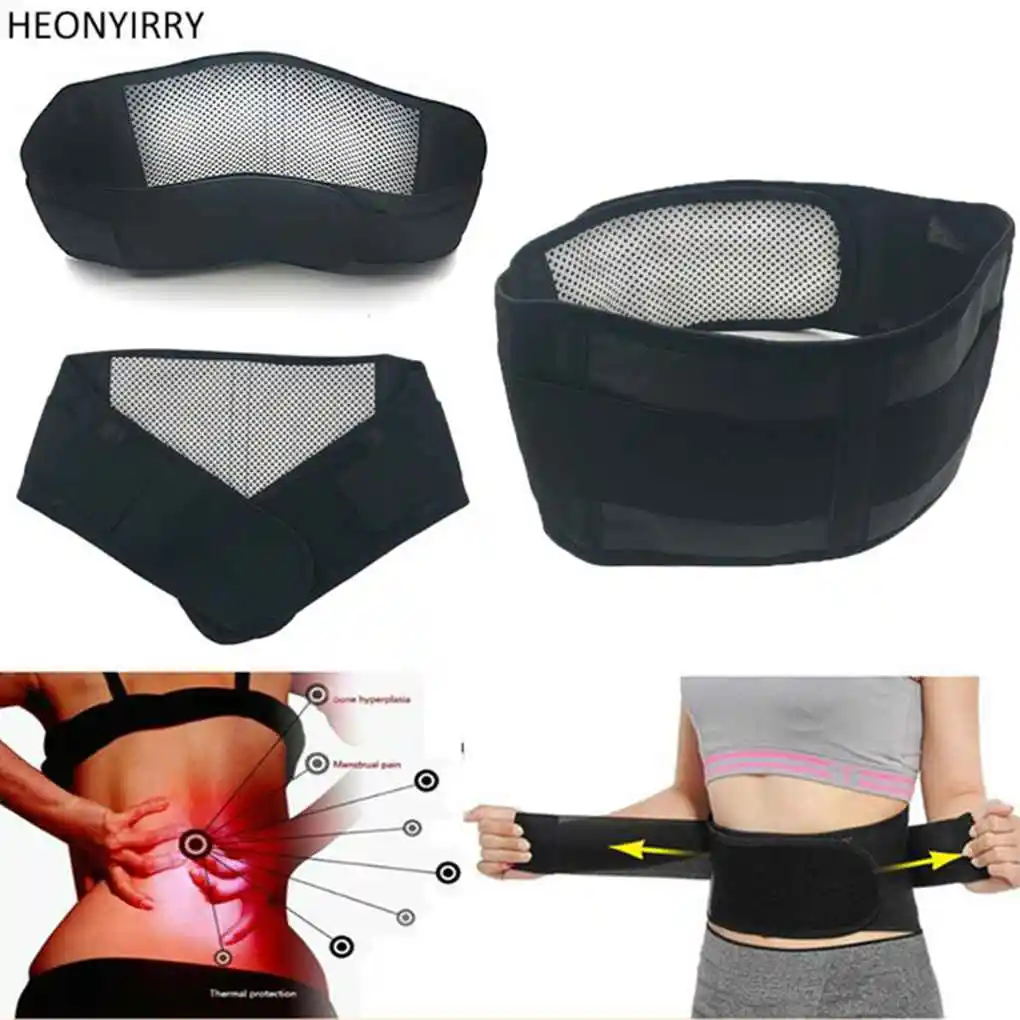 

Adjustable Waist Magnetic Therapy Self-heating Belt Back Waist Support Brace Supporter for Disc Herniation Treatment