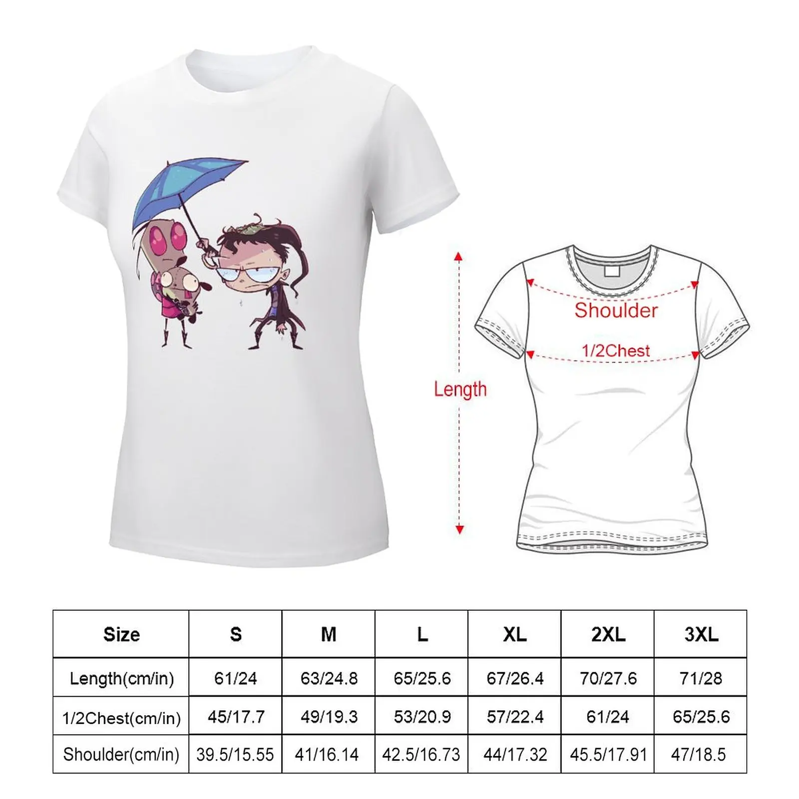 Футболка Invader Zim в стиле Харадзюку, Спортивная футболка, графическая винтажная Новинка для дома (art.: 3920c866459fb) - 3920c866459fb