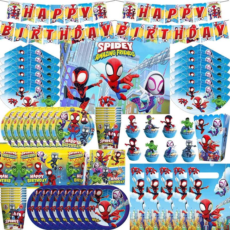 Паудеи и его удивительные друзья украшение для дня рождения тарелка скатерть