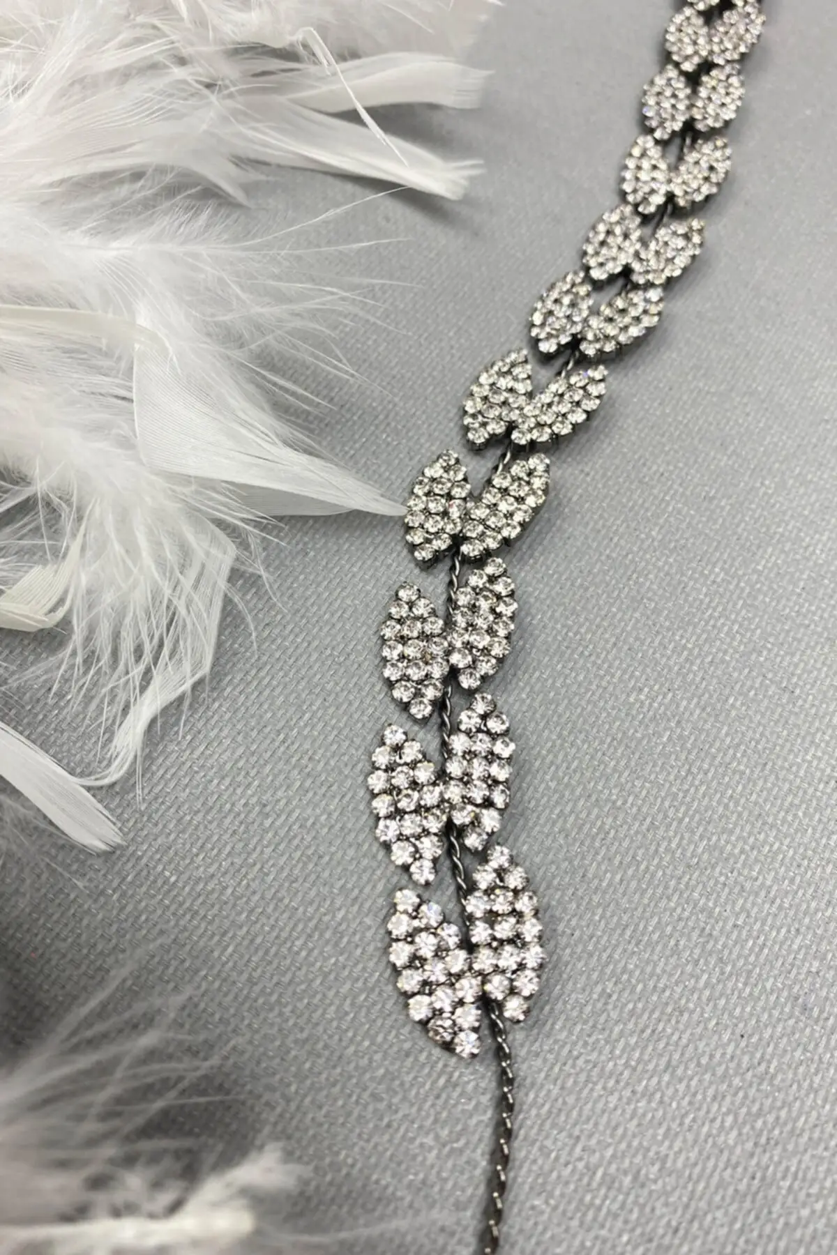 

Свадебные аксессуары, антоит, дымчатый рисунок в виде листьев, ручная работа для невесты и подружек невесты