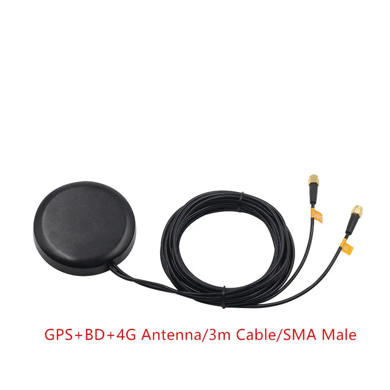 

GPS BD 4G комбинированная антенна Усиление 3dbi 3 м кабель для помещений и улицы Полная частота Спутниковое позиционирование прием автомобильная навигация