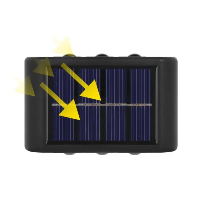 

2/4/5PCS Outdoor Lamp Waterproof 4/6 Led Solar Light For Garden Street Landscape Up And Down Solar Wall Lamp Decoration