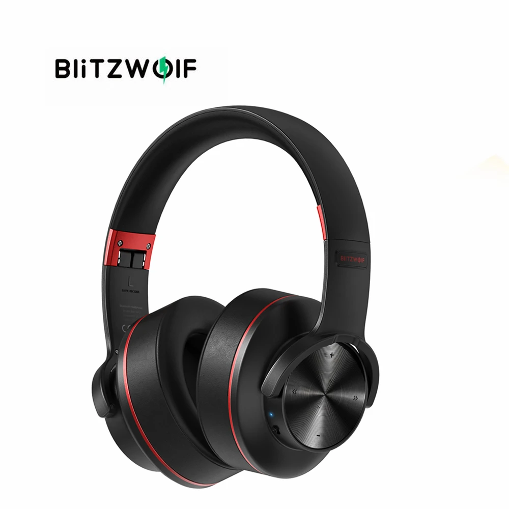 BlitzWolf BW-HP2 Pro bluetooth-compatible Headphone Wireless Headset 1000mAh 50mm Driver Bass Low Delay Gaming Headset with Mic