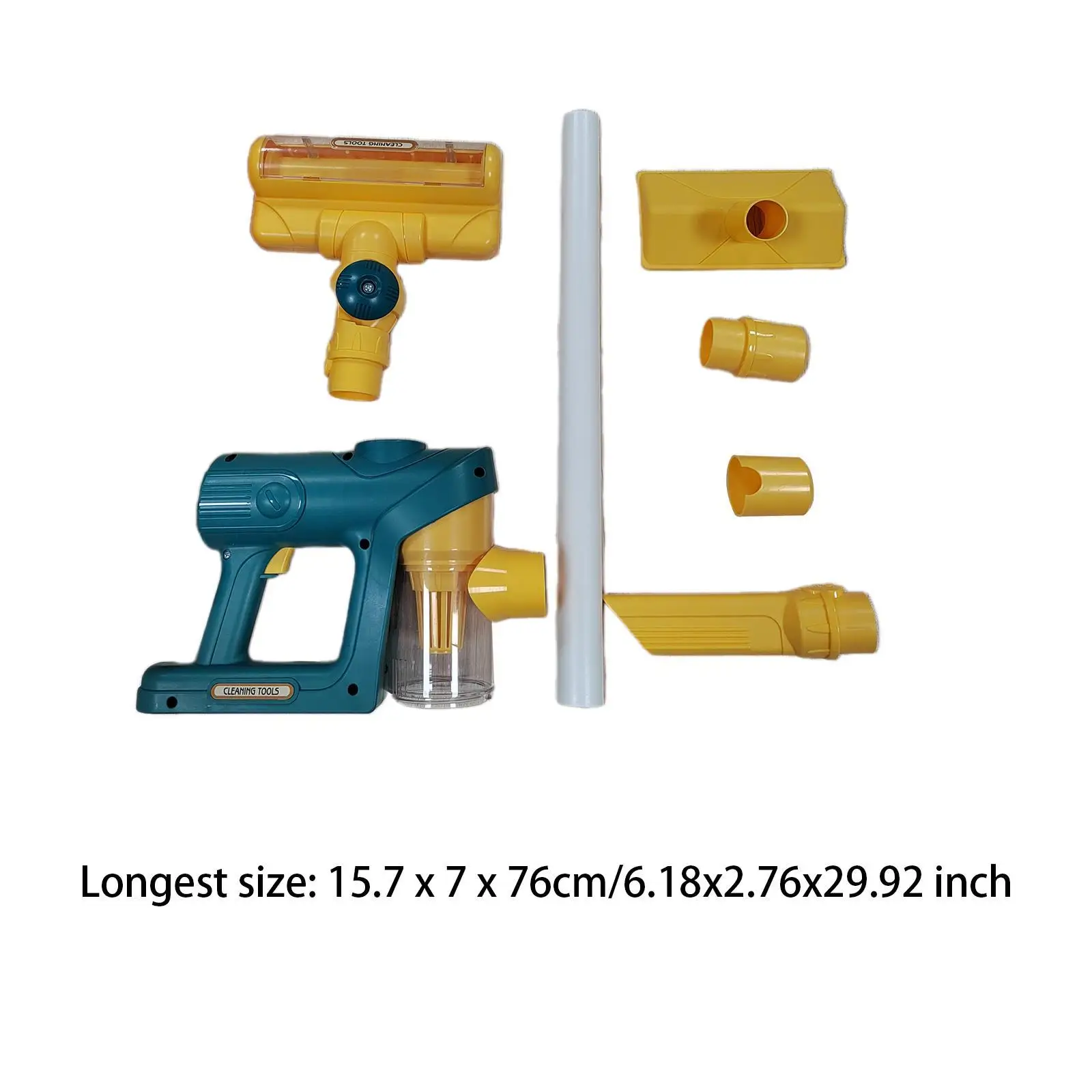 Kids Vacuum Cleaner Fun Kitchen Toy Appliances Set Pretend Housekeeping