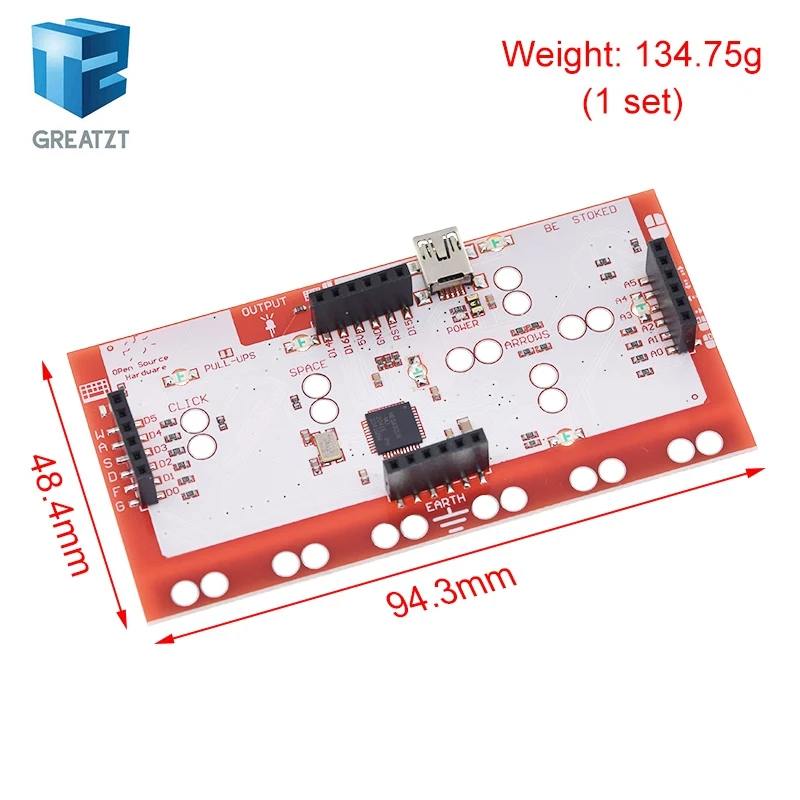 Перемычка с зажимом типа крокодил + стандартная плата контроллера набор сделай