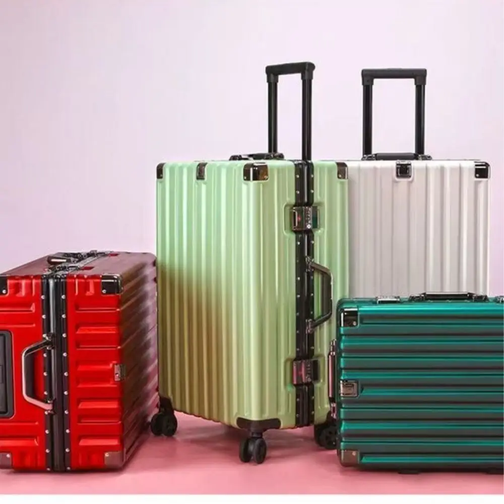 Luggage Fixed belt Women's Large Suitcase Boarding Cabin 18 20 Inch Trolley Universal Wheel Male Check-in Suitcase Carry
