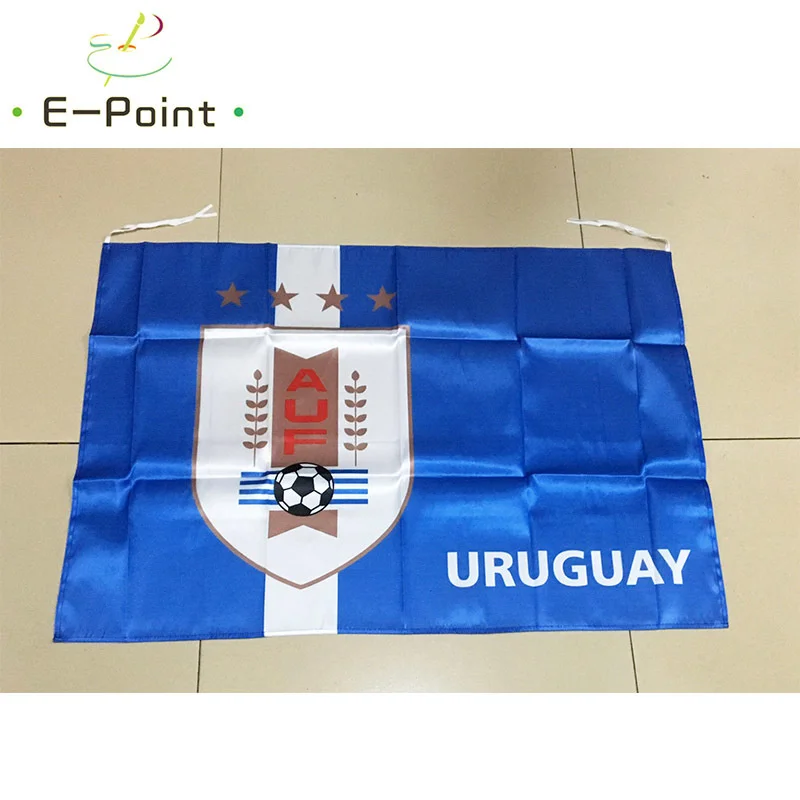 

60*90cm 90*150cm Size Satin Flag of Uruguay National Football Christmas Decorations for Home Flag Gifts
