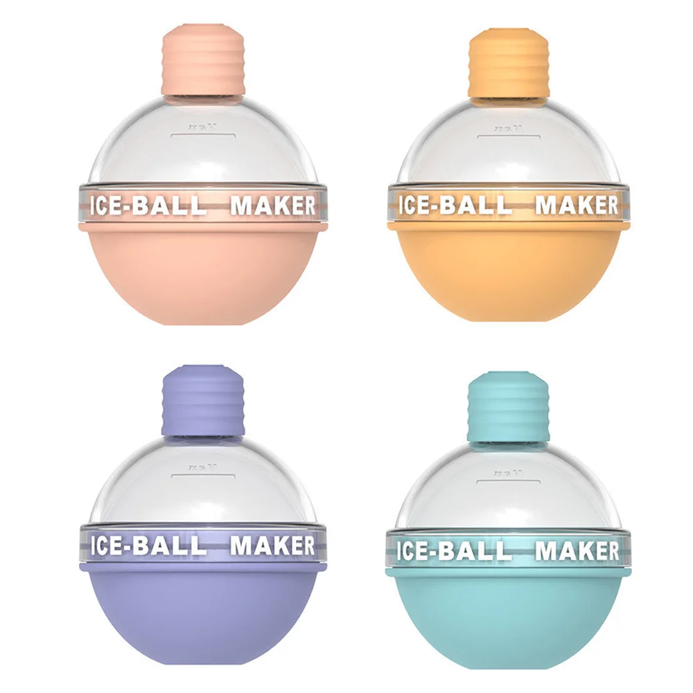 

Ice Ball Maker Stencil Silicone with Lid Reusable Detachable for Home Use Silicone Ice Cube Tray Round Balls for Whiskey PR Sale
