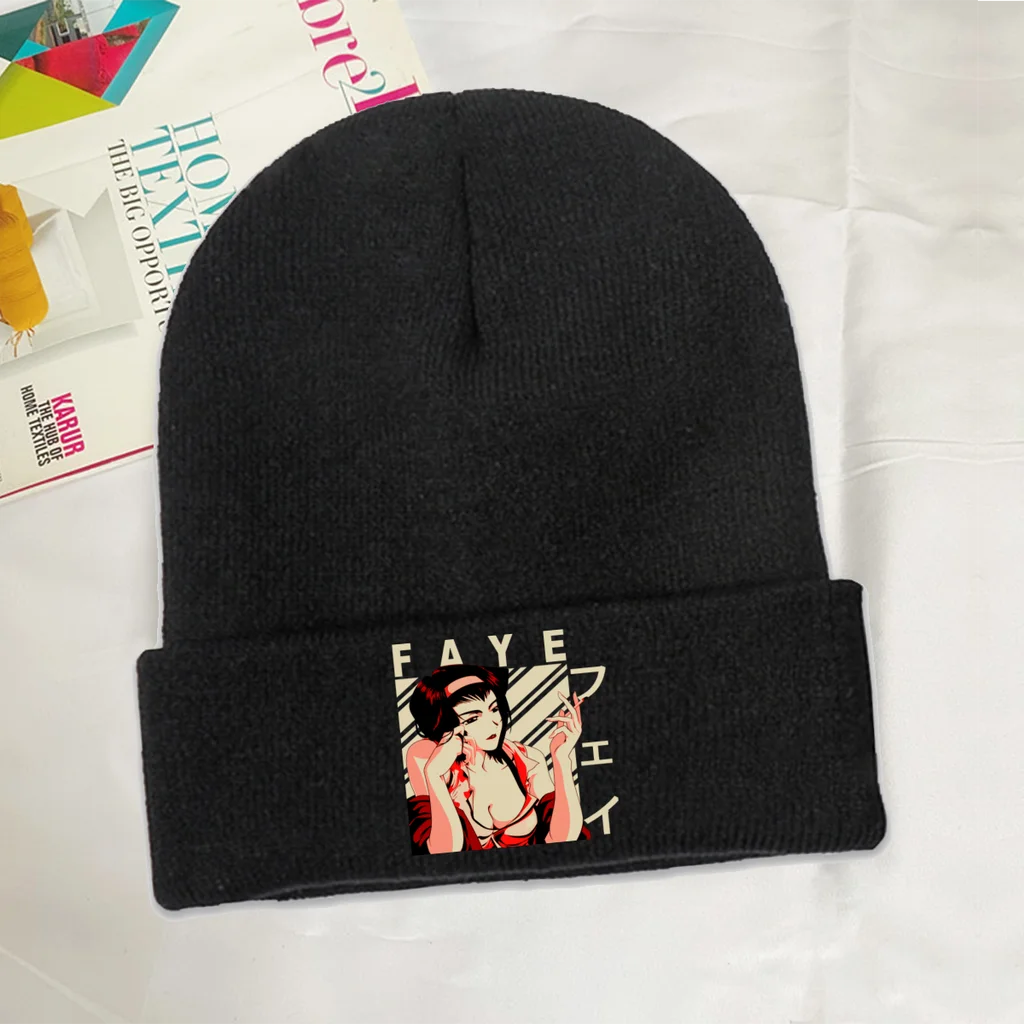 

Cowboy Bebop Spike Anime Skullies Beanies Caps Sexy Knitted Winter Warm Bonnet Hats Unisex Ski Cap