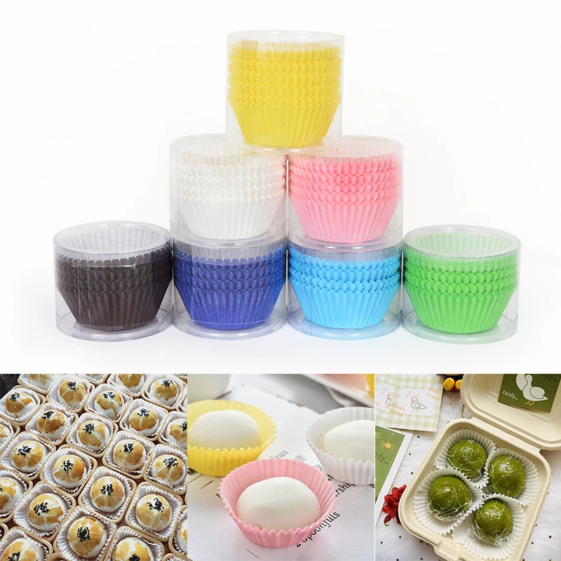 

100pc Cupcake Liners Baking Paper Cup Snow Meiniang Paper Oil-Proof Holders Tools Muffin Box Cup Case Party Tray Cake Decorating