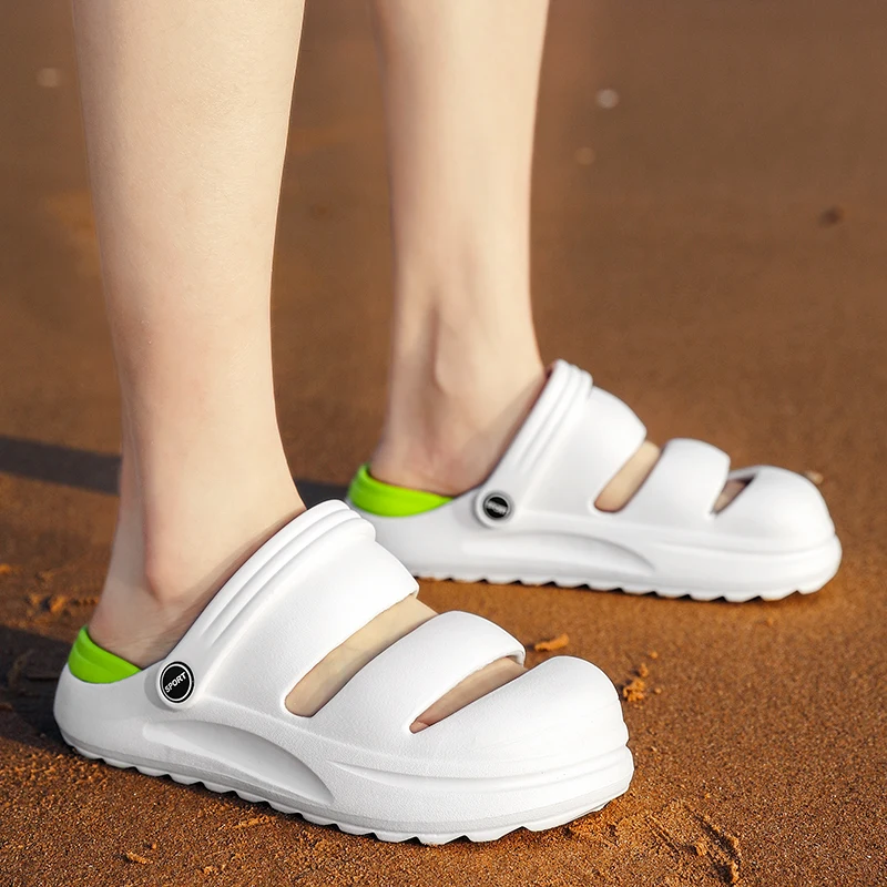 Пляжные сандалии для мужчин и женщин тапки с мягкой подошвой повседневные