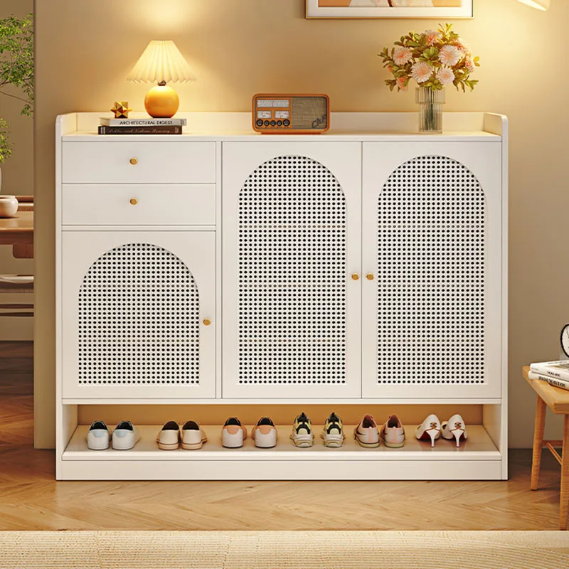 

Drawer Door Shoe Cabinets Japanese Wooden Modern Shoe Rack Hallway Vertical Multilayer Armarios De Dormitorio Entryway Furniture