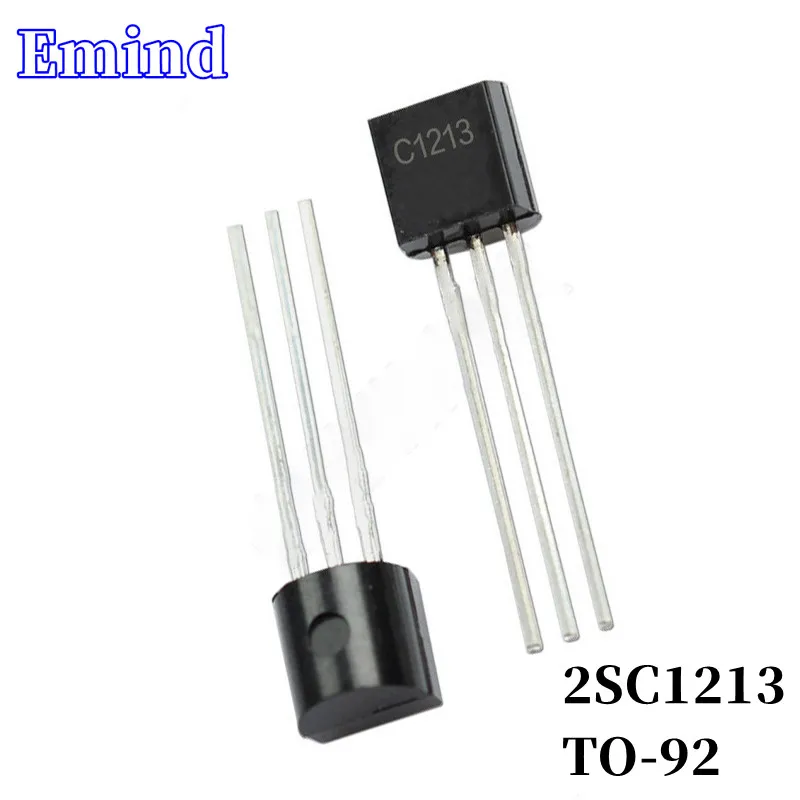 

100Pcs 2SC1213 C1213 DIP Transistor TO-92 Type NPN Bipolar Amplifier Transistor 50V/500mA