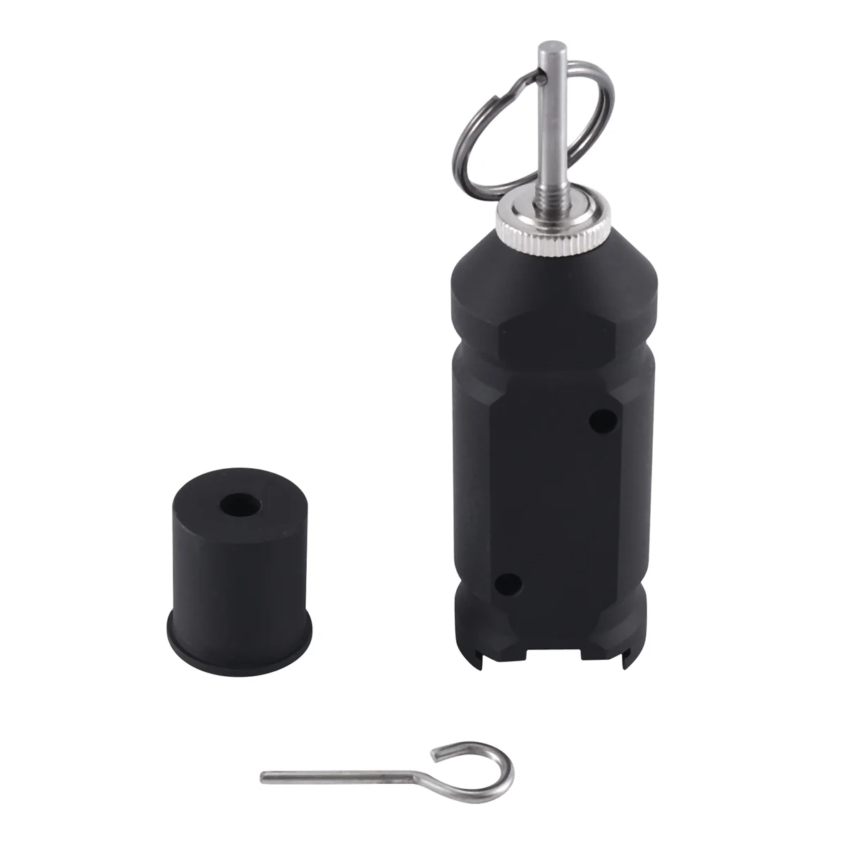 

Trip Wire Alarm Device 12 Gauge Camping Trip Alarm Perimeter Alarm Early Warning Security System, Black