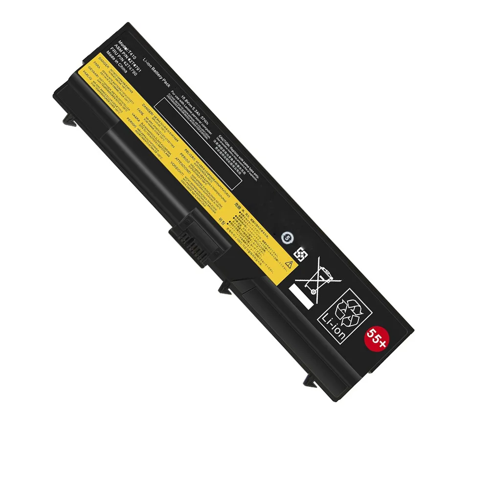 55+ аккумулятор для ноутбука Lenovo ThinkPad T410 T510 T520 W510 W520 L412 L420 L512 SL410 SL510 42T4799 42T4751 42T4235