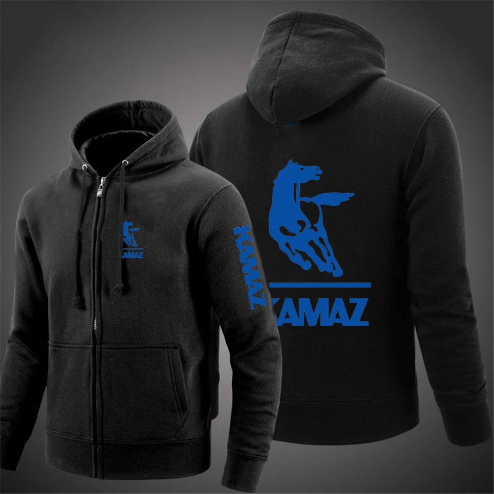 

2022 Men's Kamaz Printing Hoodies Cotton High Quality Comfortable Casual Harajuku Tracksuit Zipper Jacket Coats