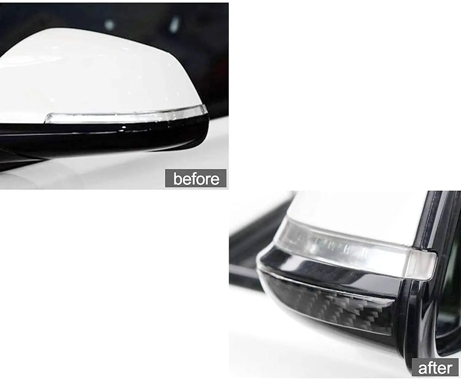 2 шт. защитные наклейки на боковые зеркала заднего вида