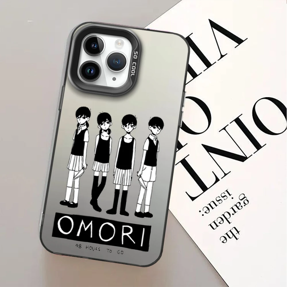 Чехол для телефона с видеоиграми Omori, серебряный чехол, подходит для iPhone 12, 11, 13, 14, 15, 16 Max Pro Plus Spider Gwen IMD (art.: 3920cbb044194) - 3920cbb044194