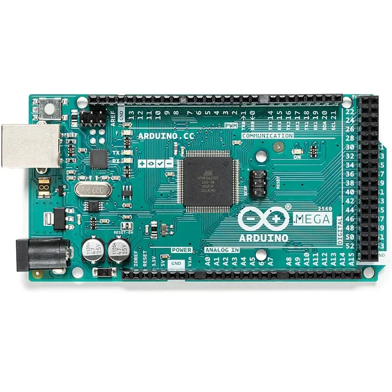 Фото Плата разработки Mega 2560 Rev3 A000067 ATmega2560, импортированная из Италии, новая, оригинальная №5