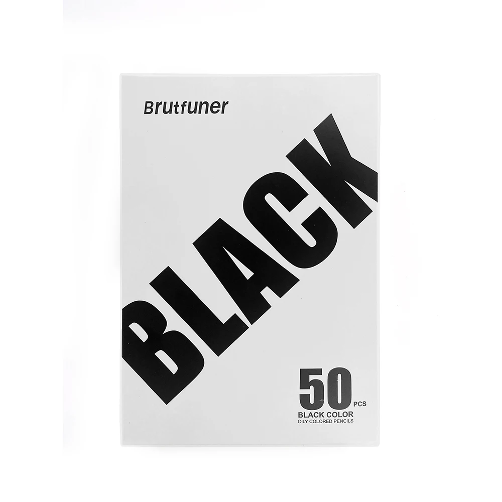 Фото Brutfuner Новый 50/100 шт черные цветные карандаши Рисование эскиз набор мягкий цветные деревянные карандаши для раскрашивания школьников товары для рукоделия №5