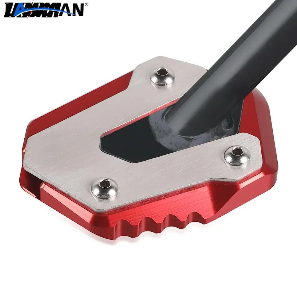 

Для Suzuki WVB1 V-открытый 650XT C7 650 2011-2015 2016 CNC аксессуары для мотоциклов боковая подставка увеличивающая пластина Выдвижная подставка удлинитель