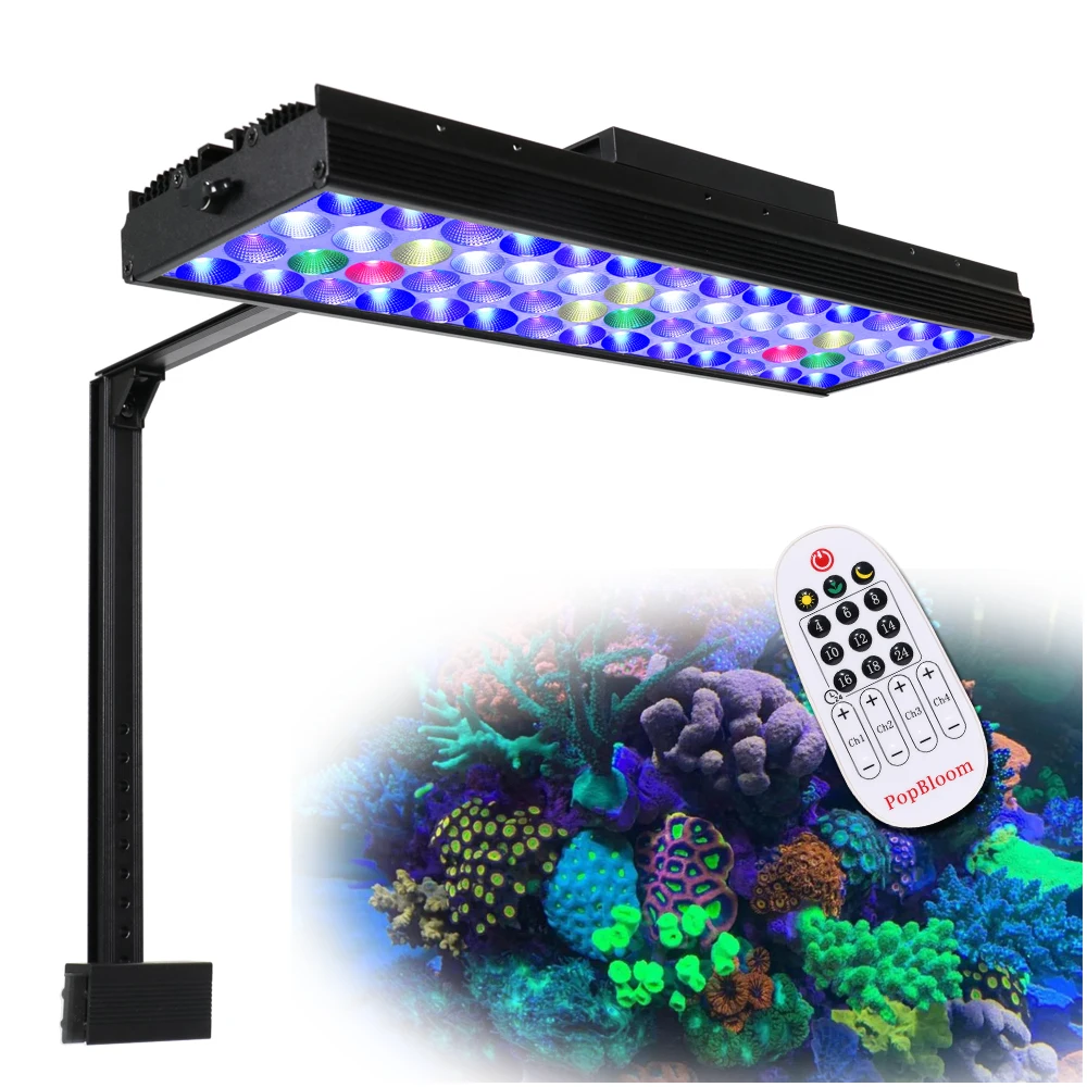 

Aquarium Led Lighting Marine for Coral Reef Saltwater Fish Tank Full Spectrum Aquarium Lamps for Coral Grow SPS/LPS Light S40+