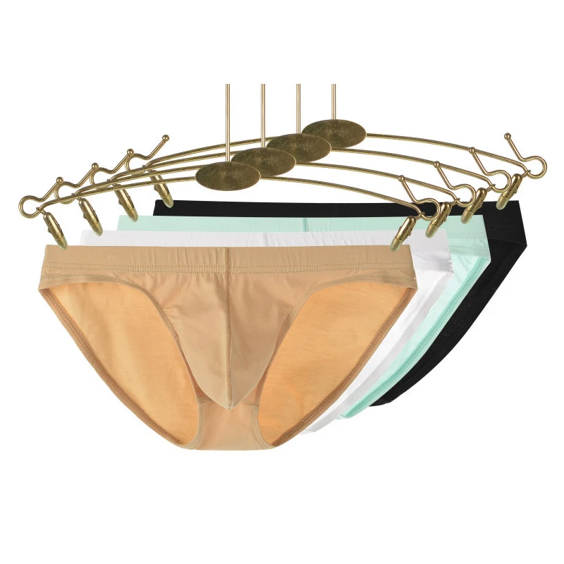 

Мужские трусы, летние дышащие хлопковые трусы, однотонные удобные мужские трусы