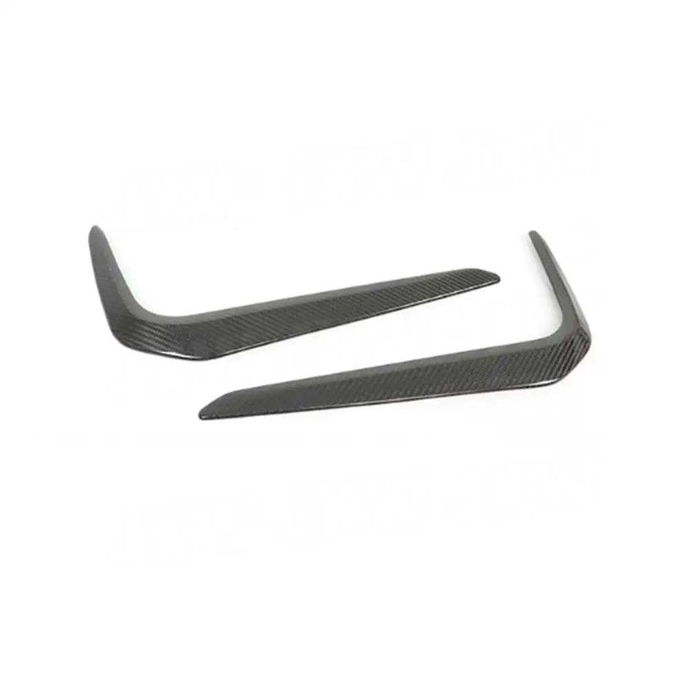2 шт. передний бампер из углеродного волокна противотуманная фара веки накладки