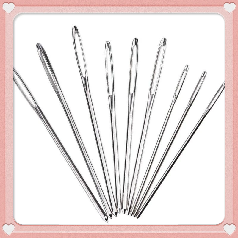 

PCS Large Eye Blunt Sewing Needles Cross Stitch Knitting Needle Handmade Leather Embroidery Thread Needle Sewing Accessories
