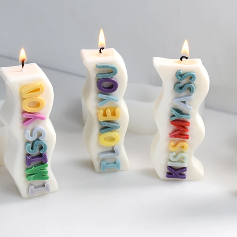 Силиконовая форма для ароматизированных свечей на День святого Валентина 3D