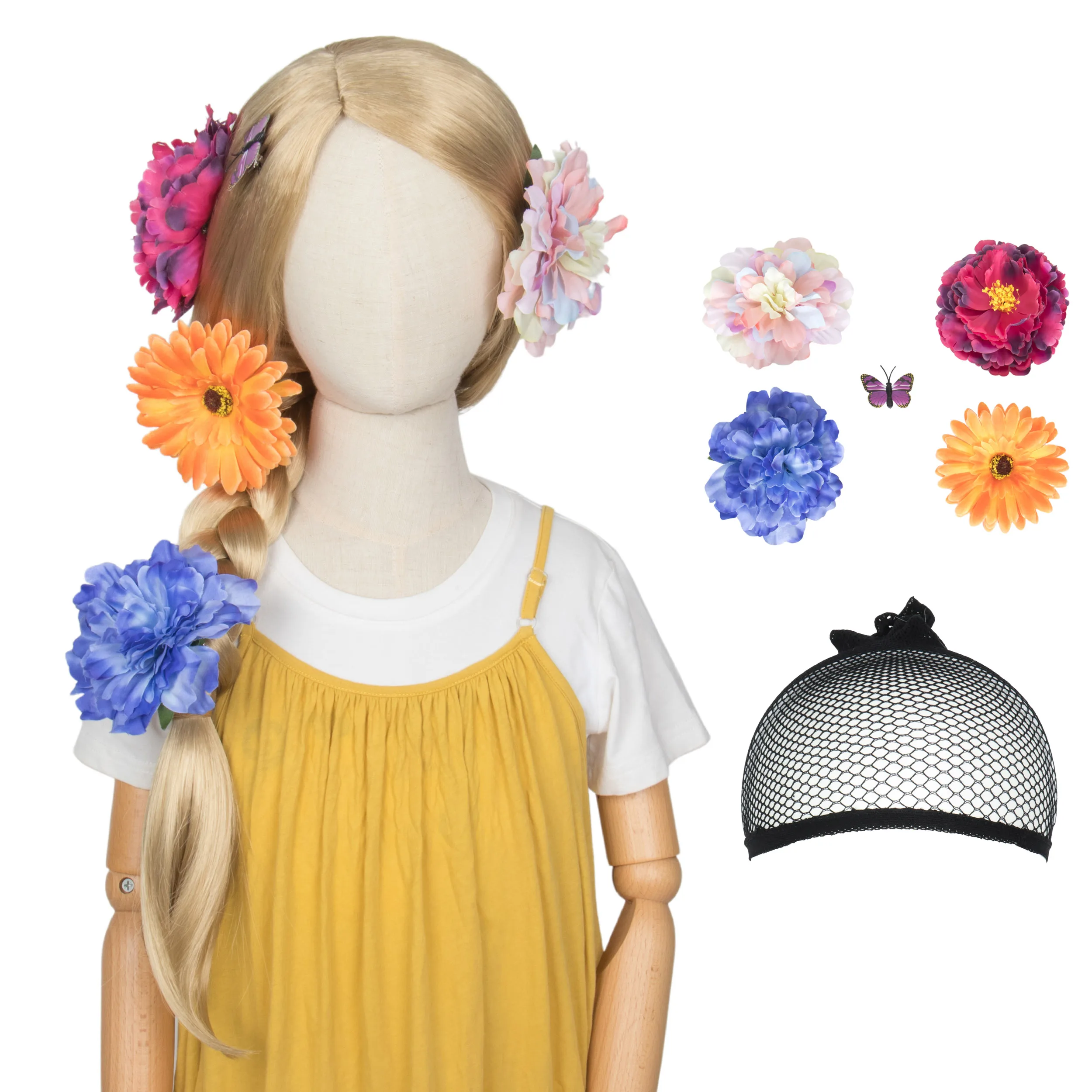 

Длинные прямые косички Miss U Hair, 43 дюйма, женский парик принцессы для девочек с 12 цветами