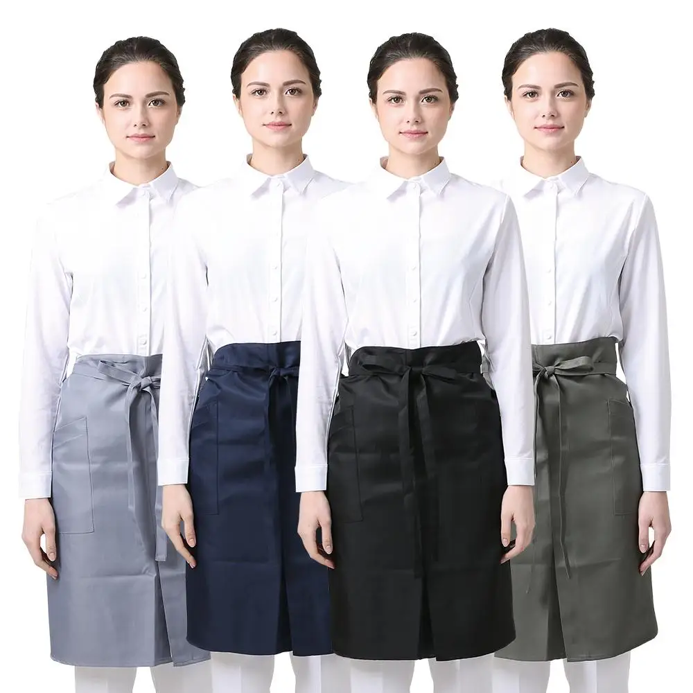 Hiden фартук с карманами на талию красивый кухонный