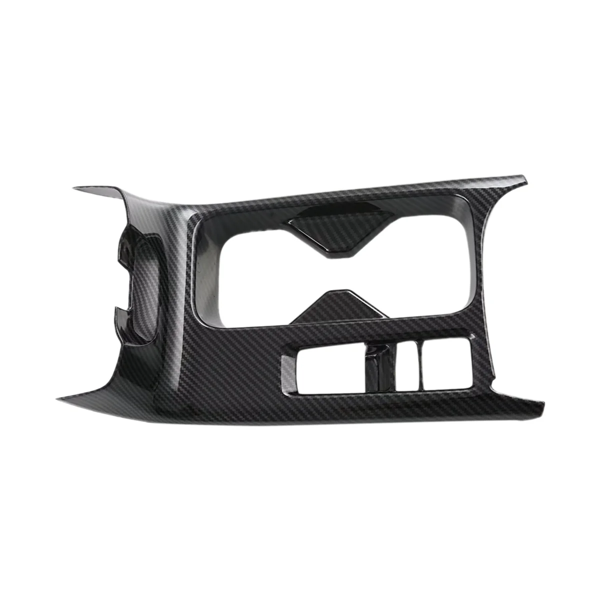 

Car Carbon Fiber ABS Center Console Water Cup Holder Decoration Cover Trim Stickers for -V Vezel 2021-2023