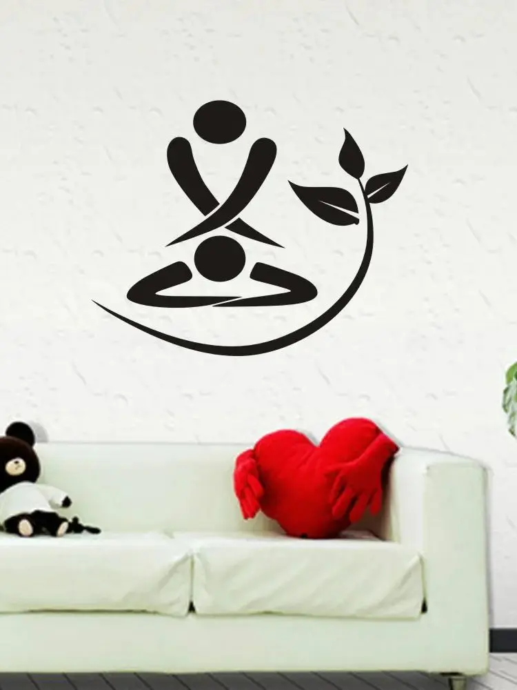 Массажная стеклянная наклейка Салон красоты Наклейка на стену Спа Плакаты