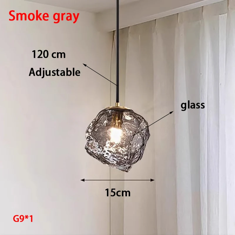 

Ретро-светильник из стекла для спальни, стола, бара