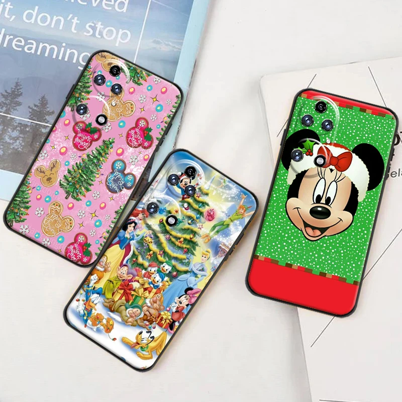 

Disney Christmas Theme For Huawei P50 P50 Pro Soft Silicon Back Phone Cover Protective Black Tpu Case Black TPU Back
