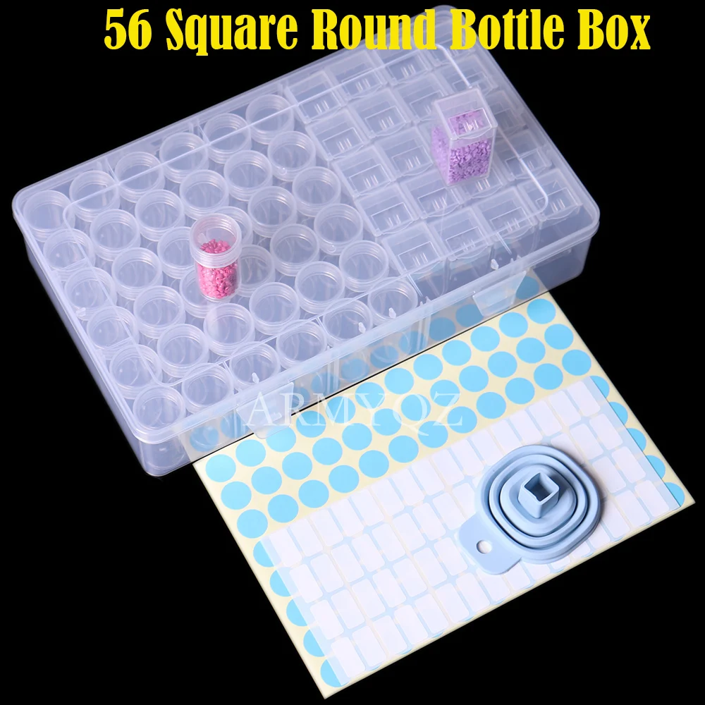 

Контейнер для алмазной вышивки, 56 ячеек