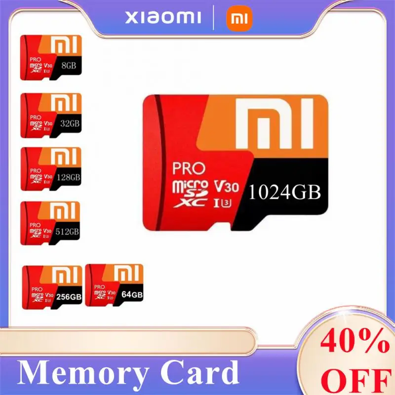 

Оригинальная Micro SD карта памяти XIAOMI, 1 ТБ, 16 ГБ, 32 ГБ, 64 ГБ, 128 ГБ, 512 ГБ, 256 ГБ, мини Sd карты памяти, TF карта памяти для монитора камеры