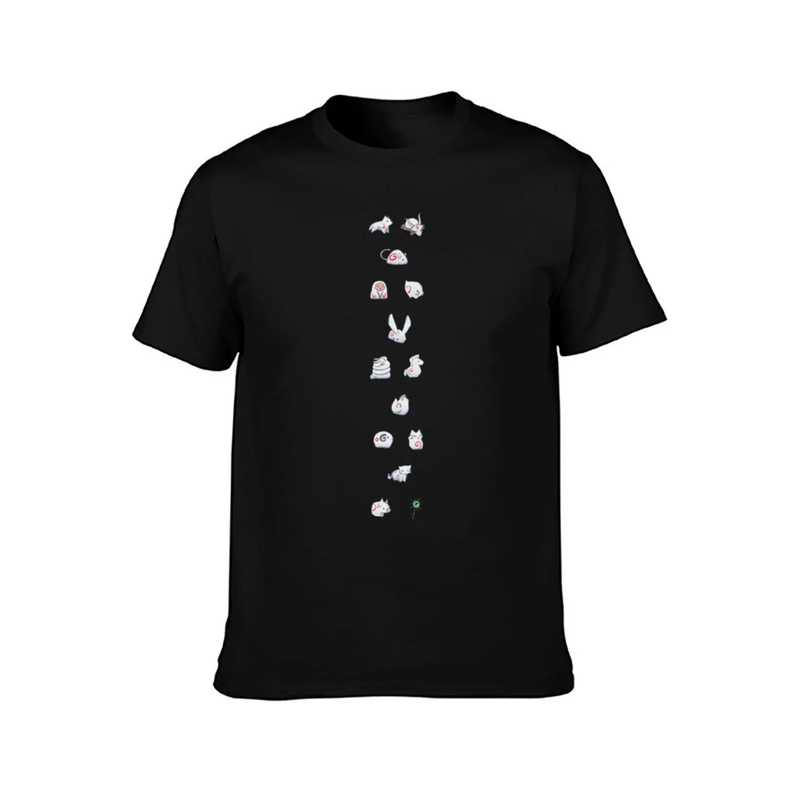 Фото Футболка Okami Mini Brush Gods Long T-Shirt, спортивная базовая футболка с короткими рукавами №2