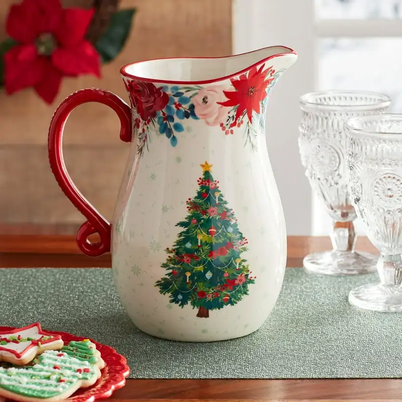 

Winter 2.5-Quart Ceramic Pitcher